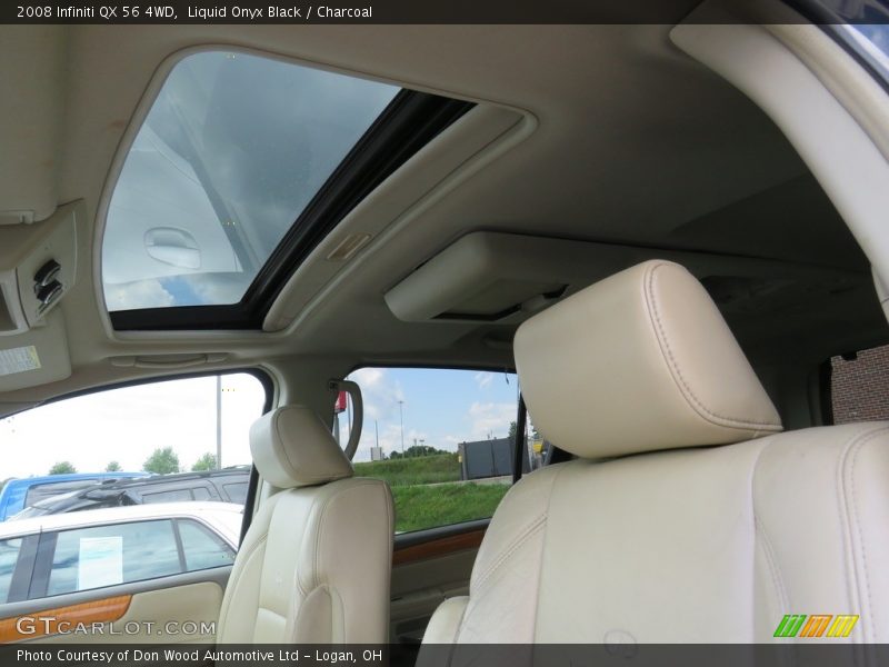 Liquid Onyx Black / Charcoal 2008 Infiniti QX 56 4WD