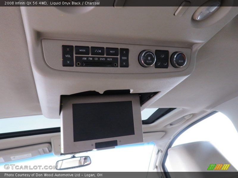 Liquid Onyx Black / Charcoal 2008 Infiniti QX 56 4WD