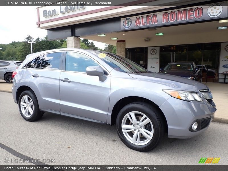 Forged Silver Metallic / Parchment 2015 Acura RDX Technology