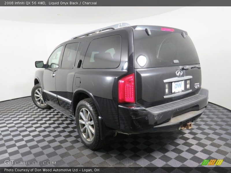Liquid Onyx Black / Charcoal 2008 Infiniti QX 56 4WD