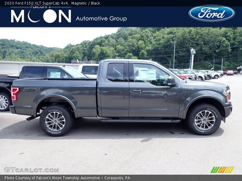 Magnetic / Black 2020 Ford F150 XLT SuperCab 4x4