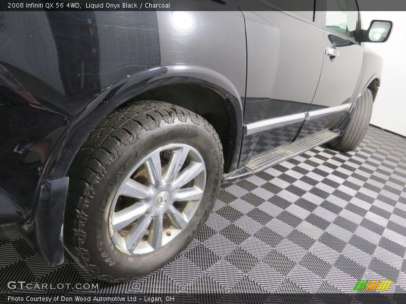 Liquid Onyx Black / Charcoal 2008 Infiniti QX 56 4WD