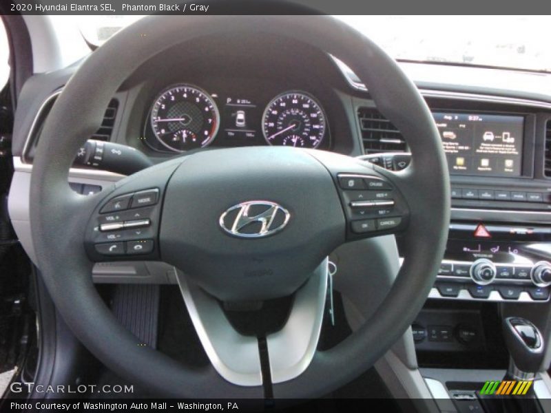 Phantom Black / Gray 2020 Hyundai Elantra SEL