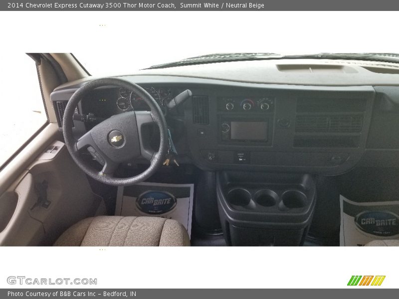Summit White / Neutral Beige 2014 Chevrolet Express Cutaway 3500 Thor Motor Coach