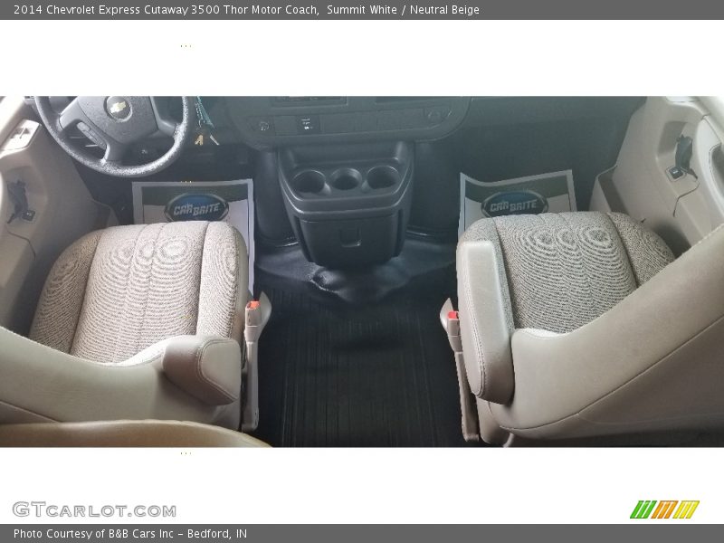 Summit White / Neutral Beige 2014 Chevrolet Express Cutaway 3500 Thor Motor Coach