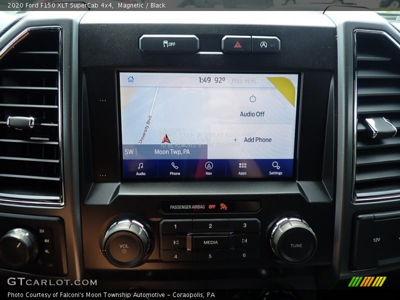 Magnetic / Black 2020 Ford F150 XLT SuperCab 4x4