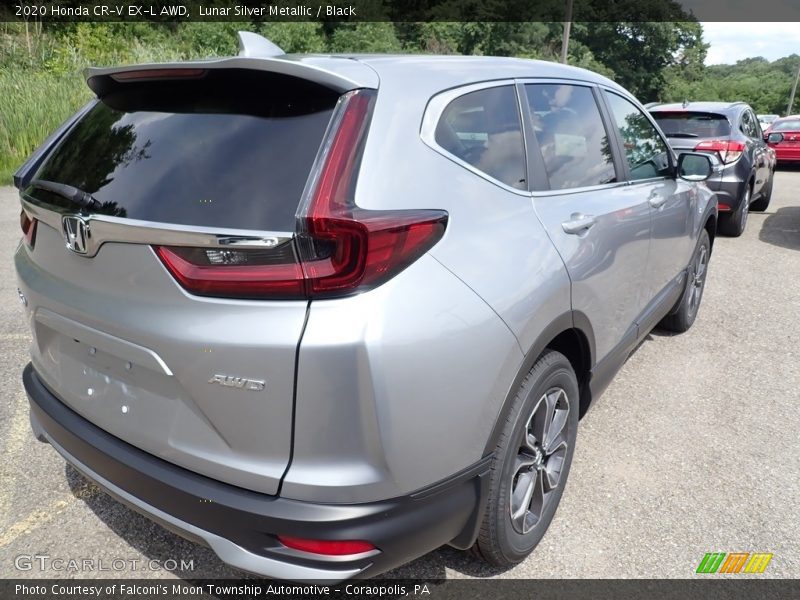 Lunar Silver Metallic / Black 2020 Honda CR-V EX-L AWD