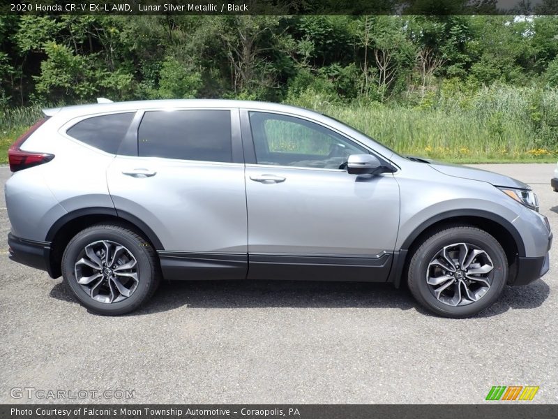 Lunar Silver Metallic / Black 2020 Honda CR-V EX-L AWD