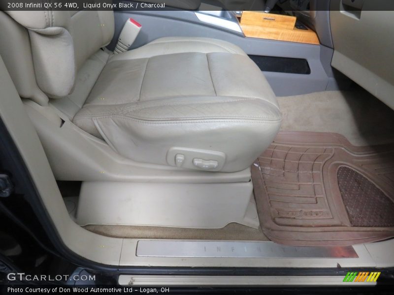 Liquid Onyx Black / Charcoal 2008 Infiniti QX 56 4WD