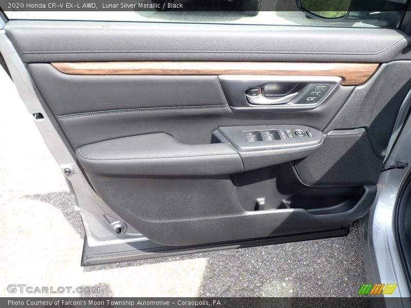 Lunar Silver Metallic / Black 2020 Honda CR-V EX-L AWD