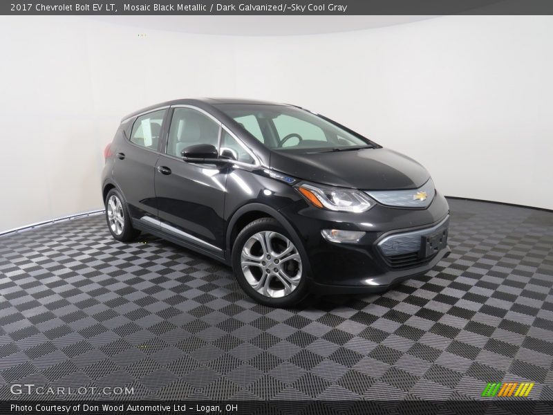 Mosaic Black Metallic / Dark Galvanized/­Sky Cool Gray 2017 Chevrolet Bolt EV LT