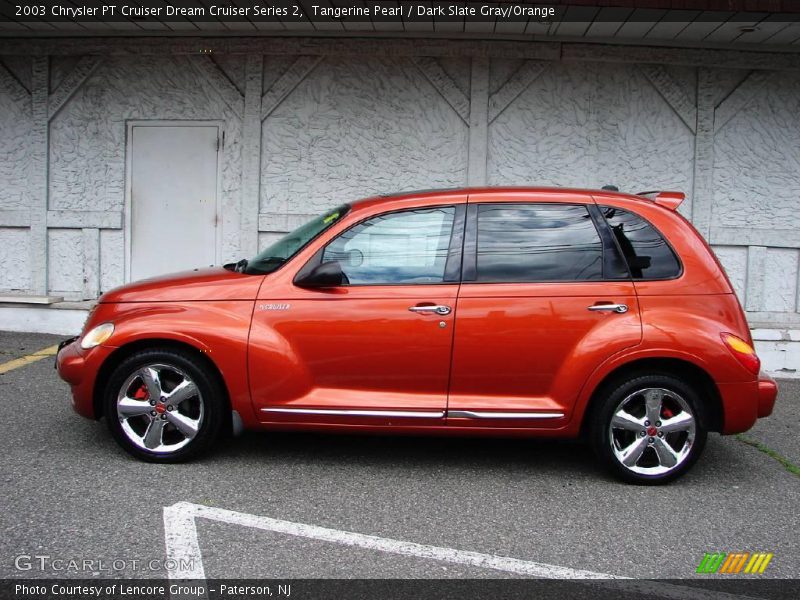 Tangerine Pearl / Dark Slate Gray/Orange 2003 Chrysler PT Cruiser Dream Cruiser Series 2