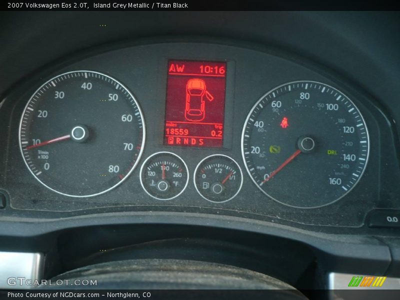 Island Grey Metallic / Titan Black 2007 Volkswagen Eos 2.0T