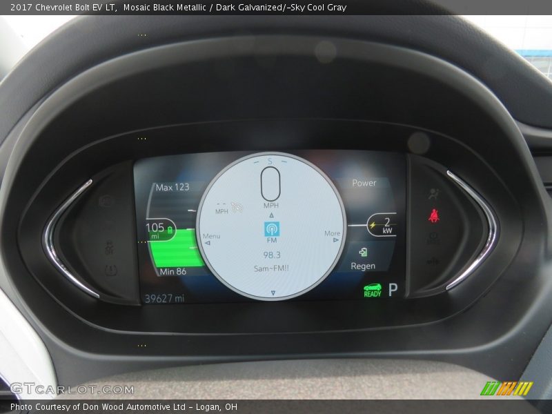 Mosaic Black Metallic / Dark Galvanized/­Sky Cool Gray 2017 Chevrolet Bolt EV LT