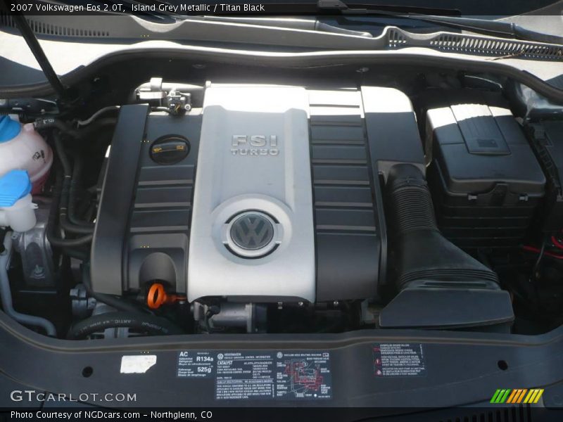 Island Grey Metallic / Titan Black 2007 Volkswagen Eos 2.0T