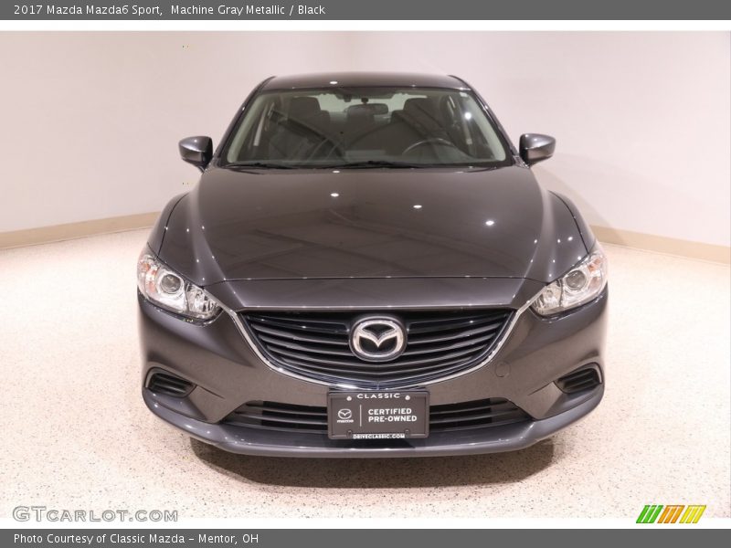 Machine Gray Metallic / Black 2017 Mazda Mazda6 Sport