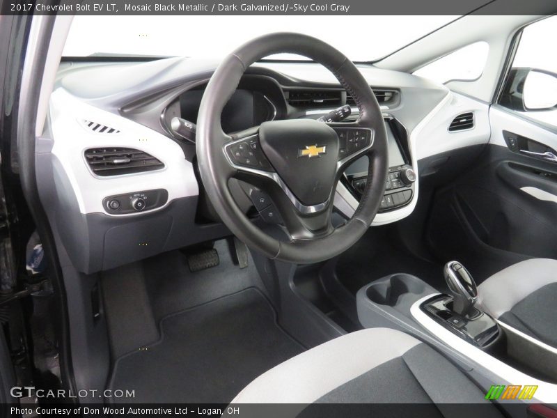 Mosaic Black Metallic / Dark Galvanized/­Sky Cool Gray 2017 Chevrolet Bolt EV LT