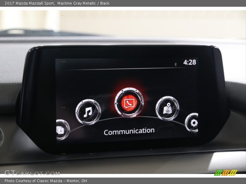 Machine Gray Metallic / Black 2017 Mazda Mazda6 Sport