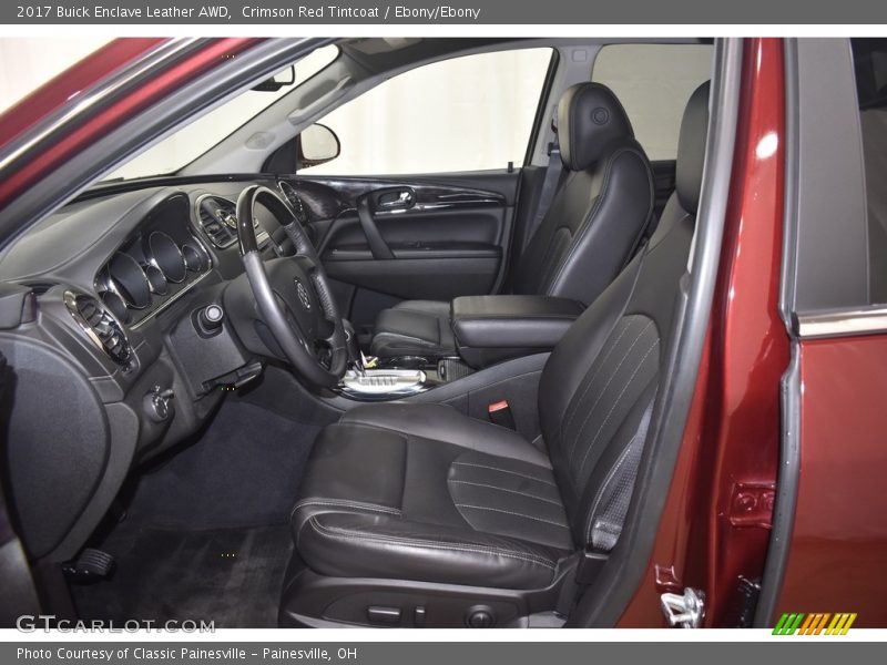 Crimson Red Tintcoat / Ebony/Ebony 2017 Buick Enclave Leather AWD