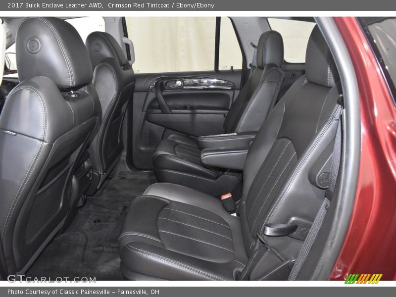 Crimson Red Tintcoat / Ebony/Ebony 2017 Buick Enclave Leather AWD