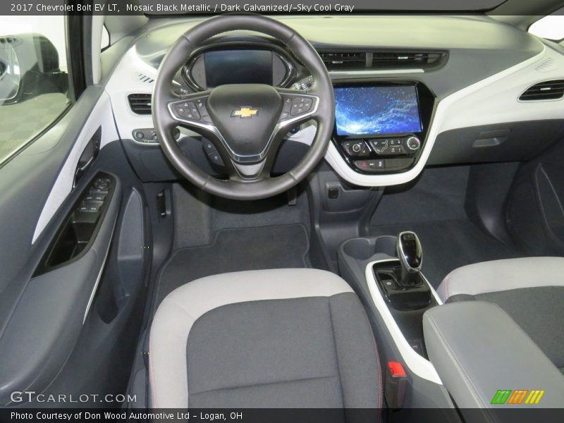 Mosaic Black Metallic / Dark Galvanized/­Sky Cool Gray 2017 Chevrolet Bolt EV LT