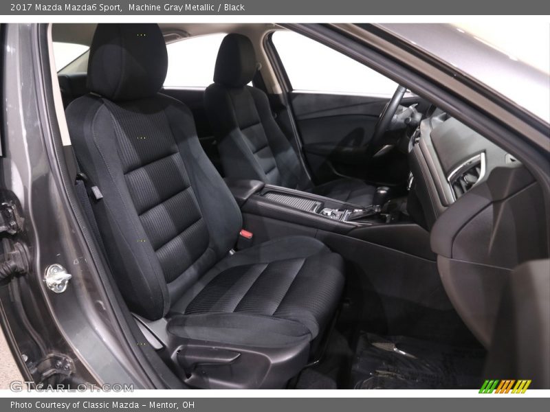 Machine Gray Metallic / Black 2017 Mazda Mazda6 Sport
