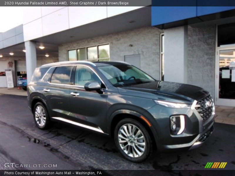 Steel Graphite / Dark Brown/Beige 2020 Hyundai Palisade Limited AWD