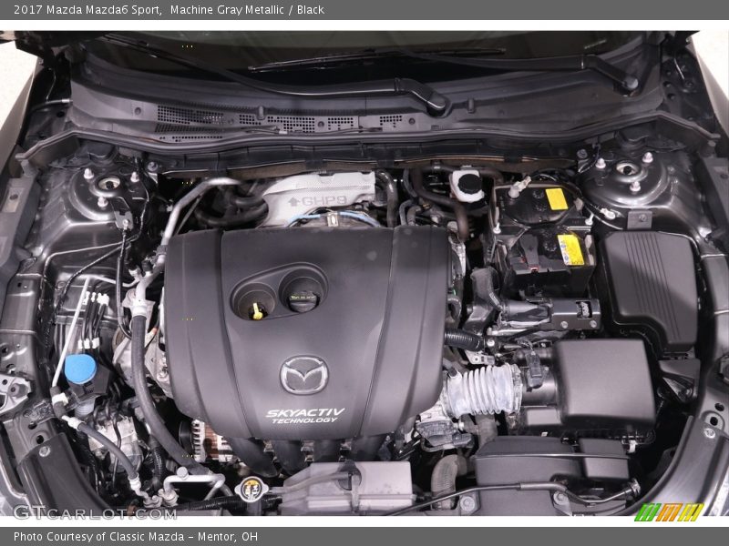 Machine Gray Metallic / Black 2017 Mazda Mazda6 Sport