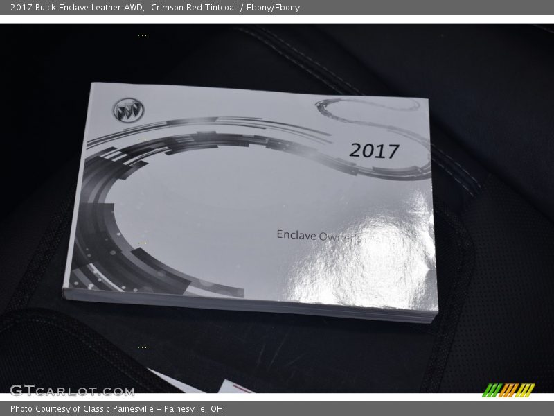 Crimson Red Tintcoat / Ebony/Ebony 2017 Buick Enclave Leather AWD