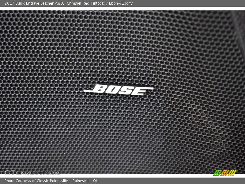 Crimson Red Tintcoat / Ebony/Ebony 2017 Buick Enclave Leather AWD