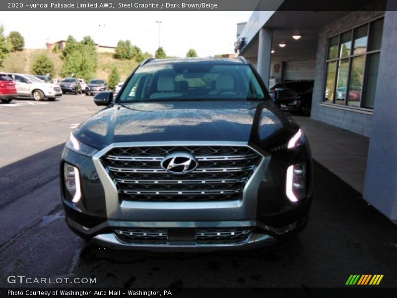 Steel Graphite / Dark Brown/Beige 2020 Hyundai Palisade Limited AWD