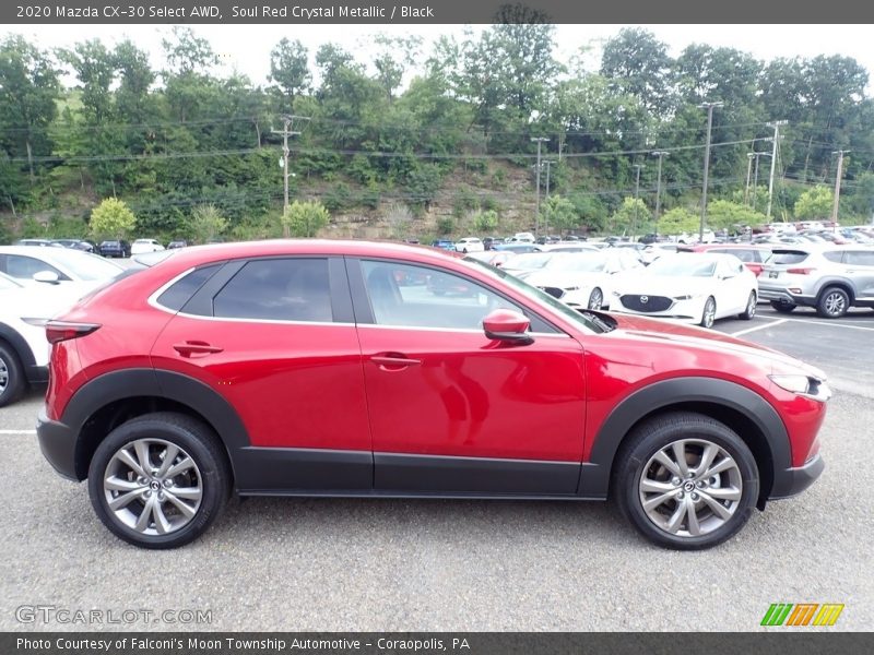 Soul Red Crystal Metallic / Black 2020 Mazda CX-30 Select AWD
