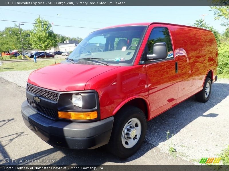 Victory Red / Medium Pewter 2013 Chevrolet Express 2500 Cargo Van