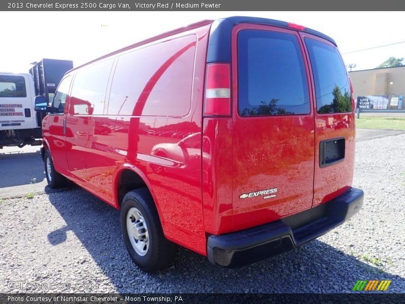 Victory Red / Medium Pewter 2013 Chevrolet Express 2500 Cargo Van