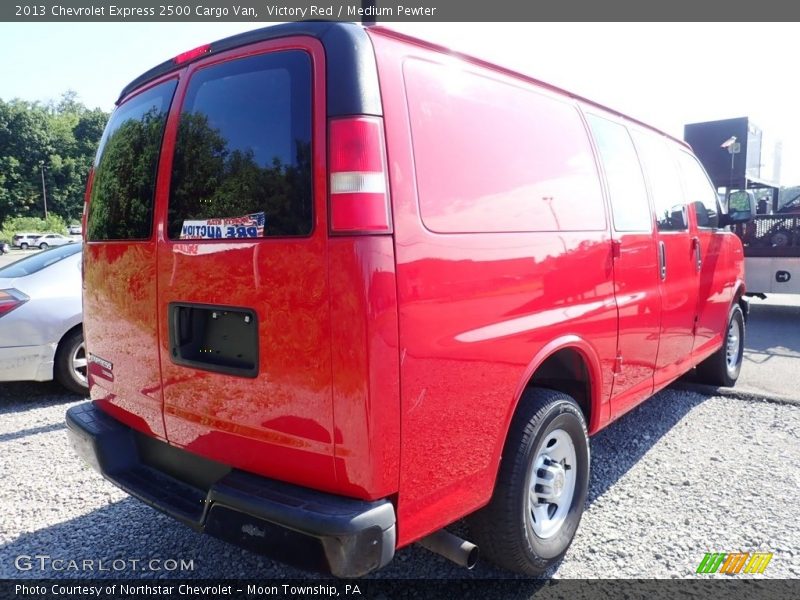 Victory Red / Medium Pewter 2013 Chevrolet Express 2500 Cargo Van