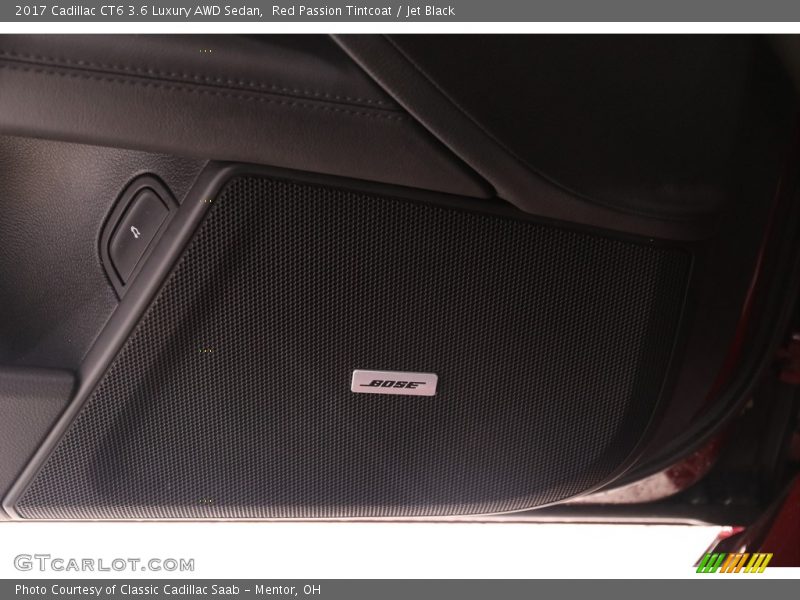 Red Passion Tintcoat / Jet Black 2017 Cadillac CT6 3.6 Luxury AWD Sedan