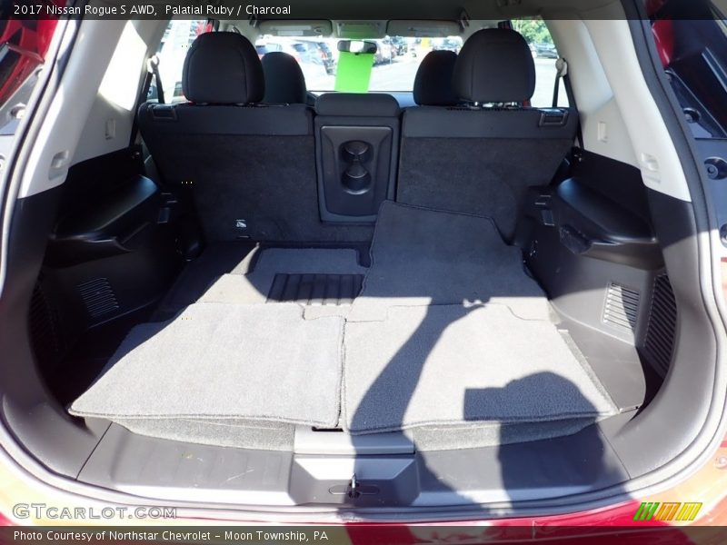Palatial Ruby / Charcoal 2017 Nissan Rogue S AWD
