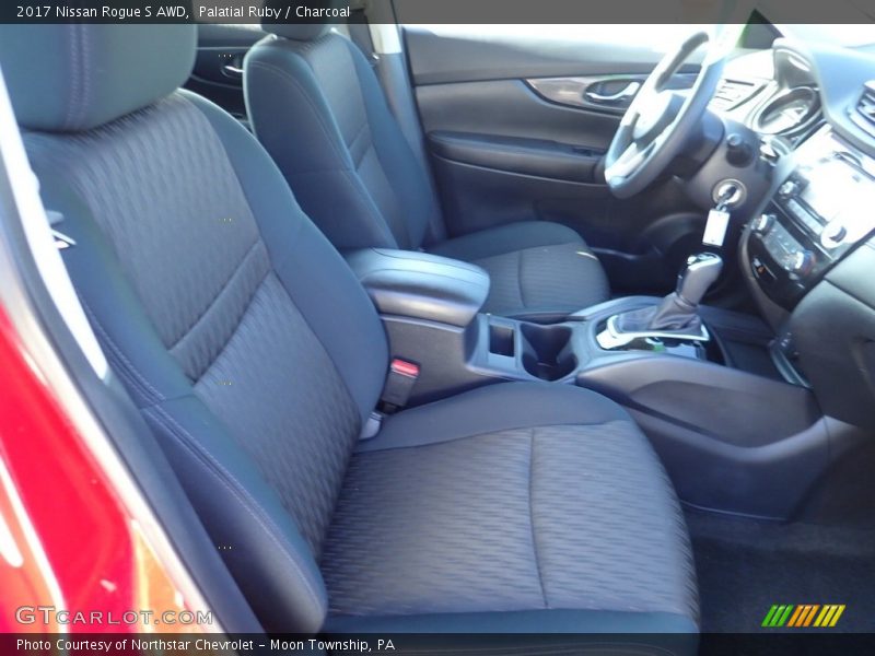 Palatial Ruby / Charcoal 2017 Nissan Rogue S AWD