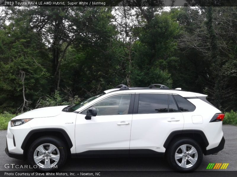  2019 RAV4 LE AWD Hybrid Super White