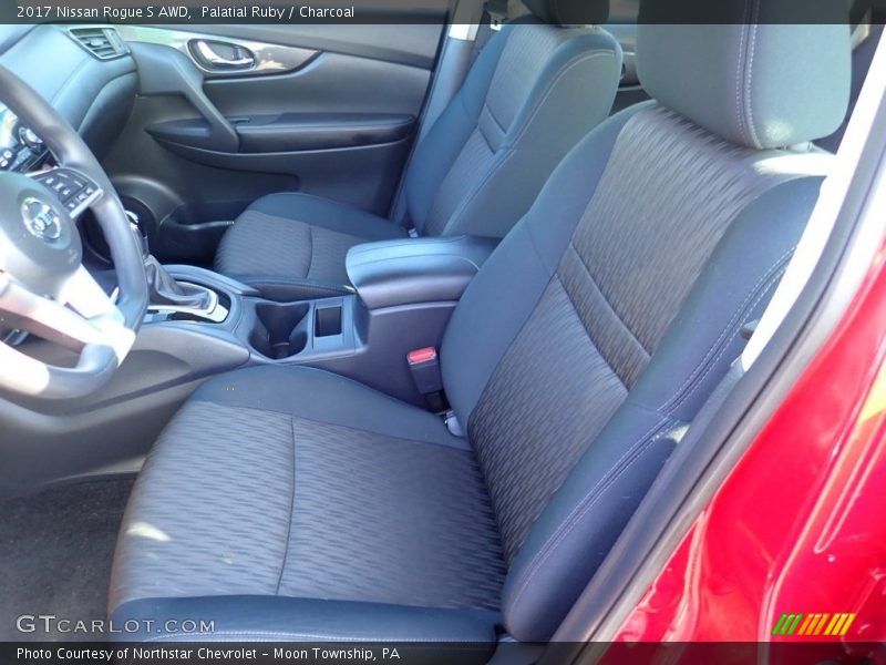 Palatial Ruby / Charcoal 2017 Nissan Rogue S AWD