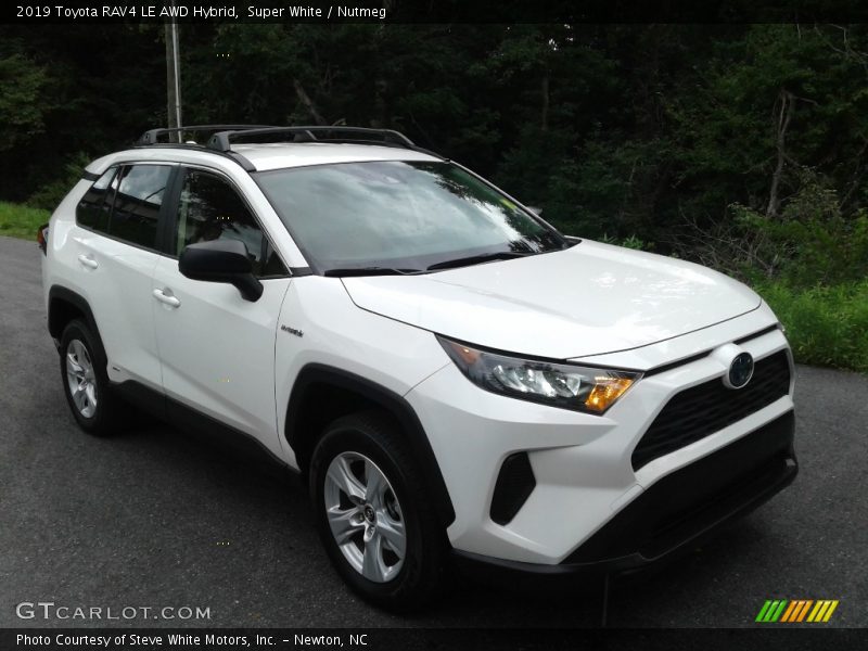  2019 RAV4 LE AWD Hybrid Super White