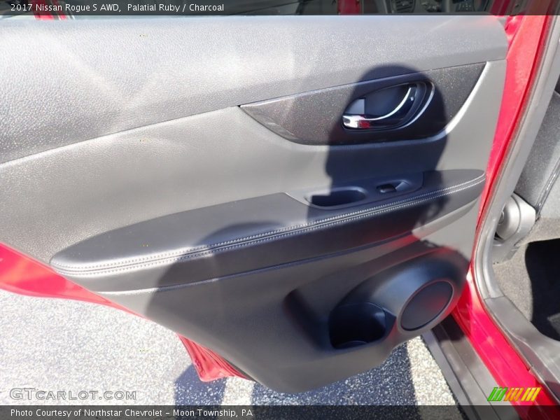 Palatial Ruby / Charcoal 2017 Nissan Rogue S AWD