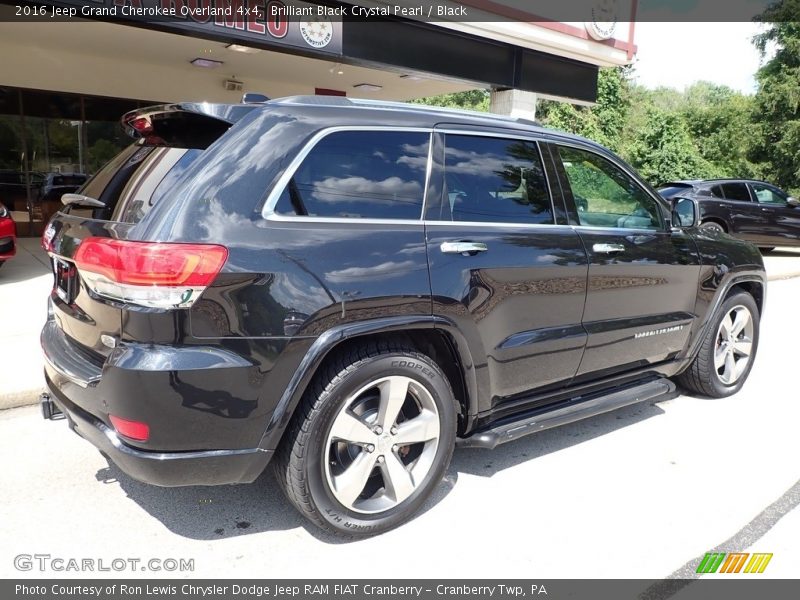 Brilliant Black Crystal Pearl / Black 2016 Jeep Grand Cherokee Overland 4x4