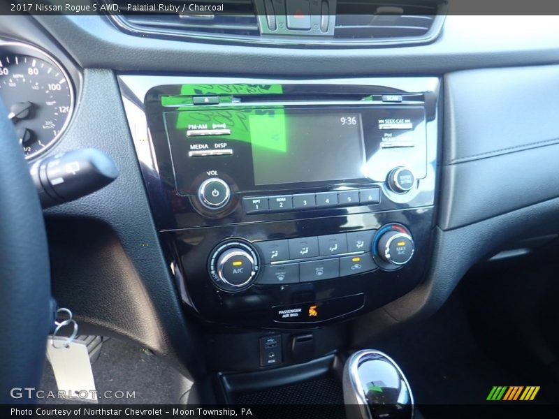 Palatial Ruby / Charcoal 2017 Nissan Rogue S AWD