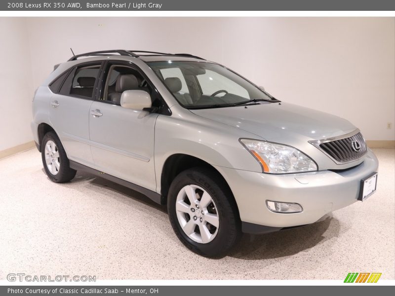 Bamboo Pearl / Light Gray 2008 Lexus RX 350 AWD