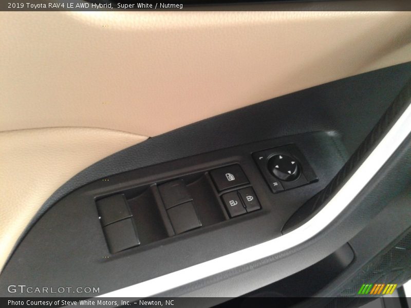 Super White / Nutmeg 2019 Toyota RAV4 LE AWD Hybrid