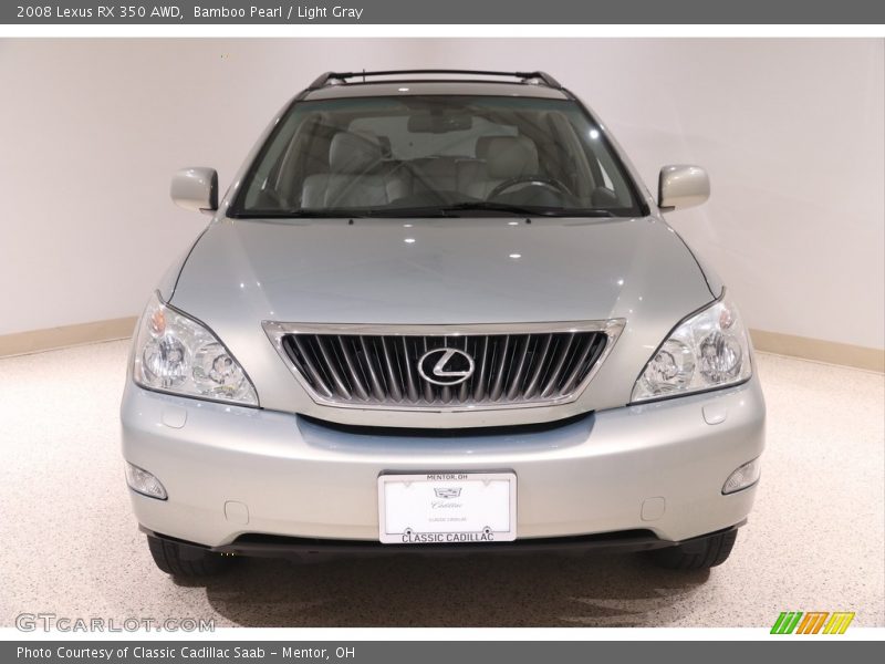 Bamboo Pearl / Light Gray 2008 Lexus RX 350 AWD
