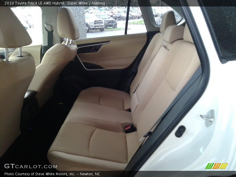 Super White / Nutmeg 2019 Toyota RAV4 LE AWD Hybrid