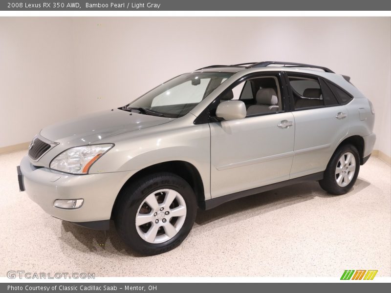 Bamboo Pearl / Light Gray 2008 Lexus RX 350 AWD