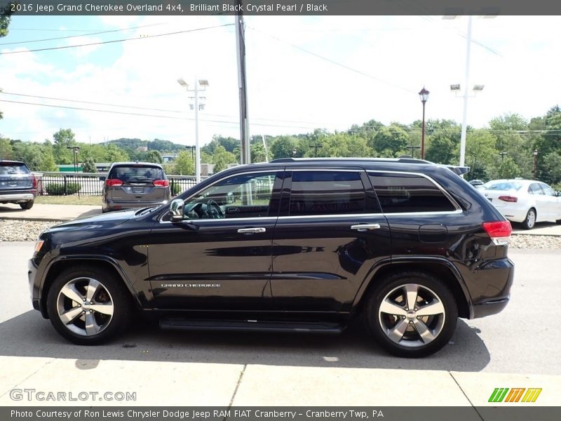 Brilliant Black Crystal Pearl / Black 2016 Jeep Grand Cherokee Overland 4x4